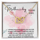 mother's day from husband interlocking hear necklace