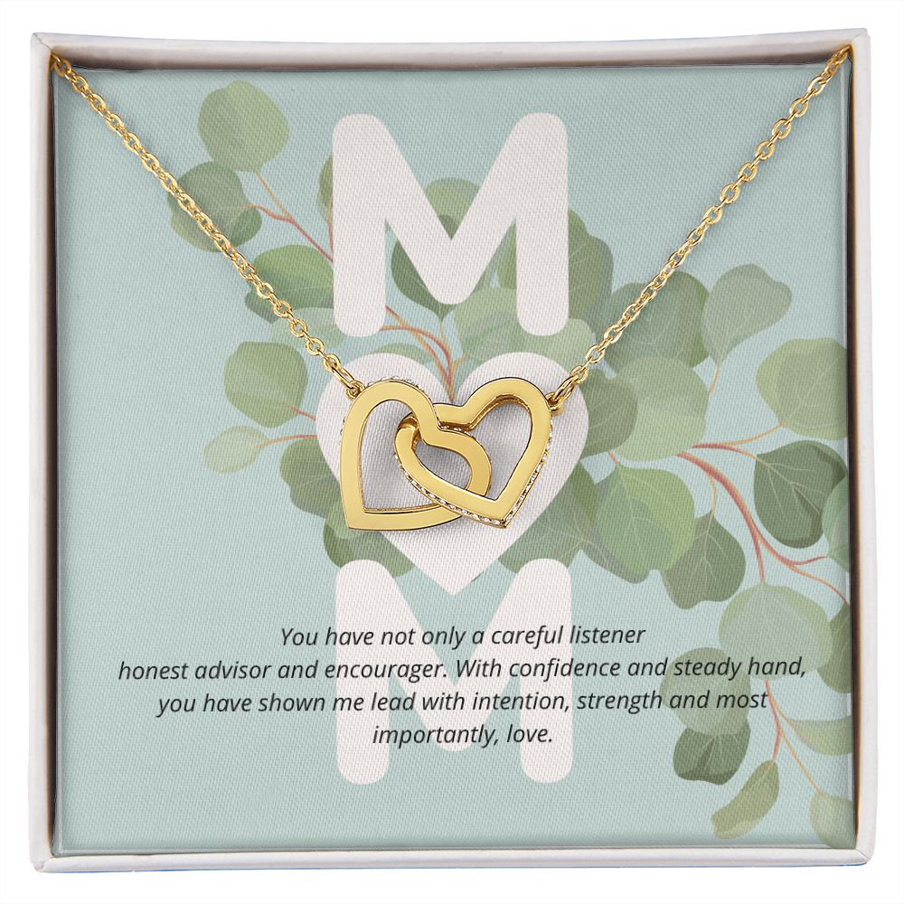 mom, you have not only a careful listener interlocking hear necklace