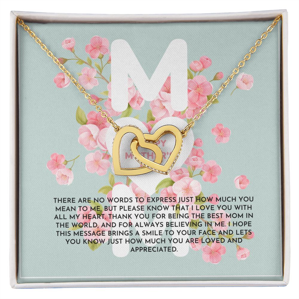 Blue and Pink Floral Spring Mother's Day Card (1000 × 1000 px) (1) interlocking hear necklace