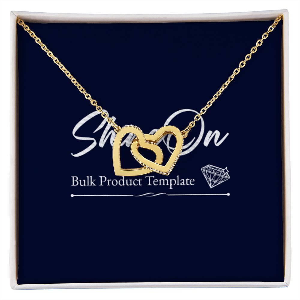interlocking hear necklace