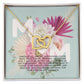 Pastel Floral Bouquet Mother's Day Card (1000 × 1000 px) interlocking hear necklace