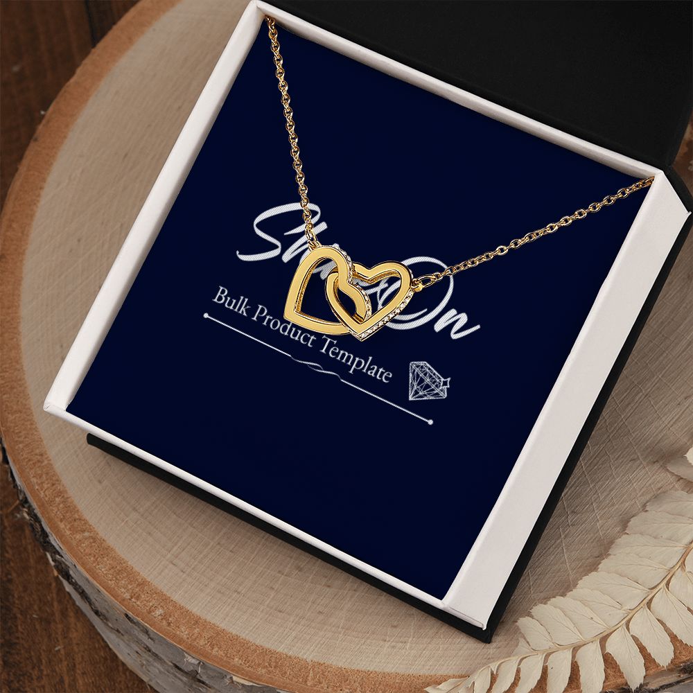 interlocking hear necklace