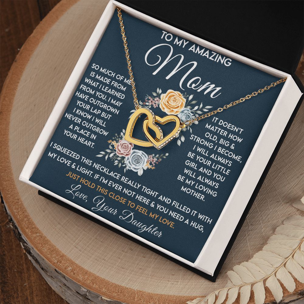 Amazing Mom - Learned From You copy interlocking hear necklace