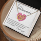 To My Godmother copy interlocking hear necklace