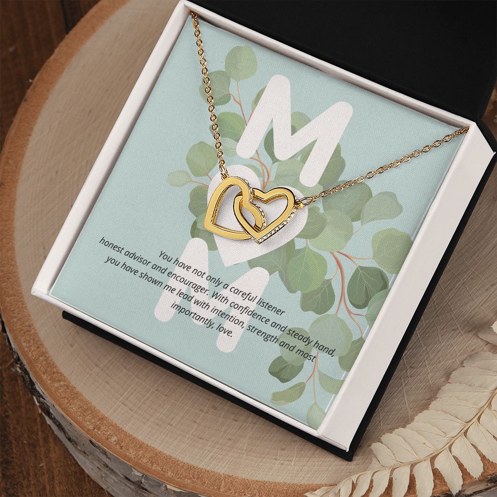 mom, you have not only a careful listener interlocking hear necklace