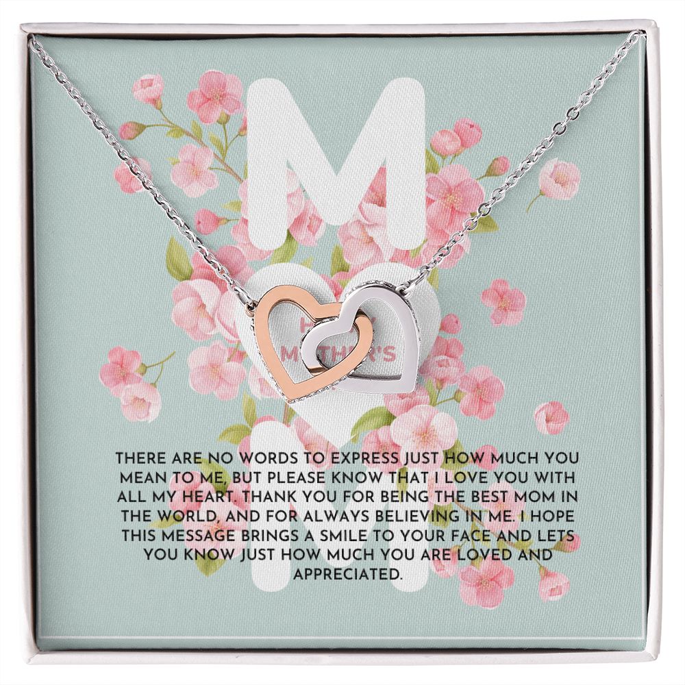 Blue and Pink Floral Spring Mother's Day Card (1000 × 1000 px) (1) interlocking hear necklace