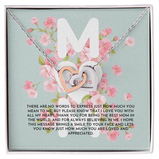 Blue and Pink Floral Spring Mother's Day Card (1000 × 1000 px) (1) interlocking hear necklace
