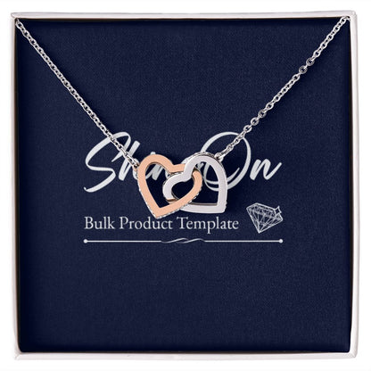interlocking hear necklace
