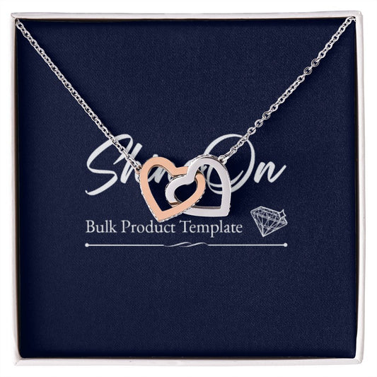 interlocking hear necklace