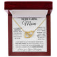 Mom - Forever Grateful interlocking hear necklace