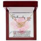 mother's day from husband interlocking hear necklace