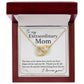 To My Extraordinary Mom interlocking hear necklace