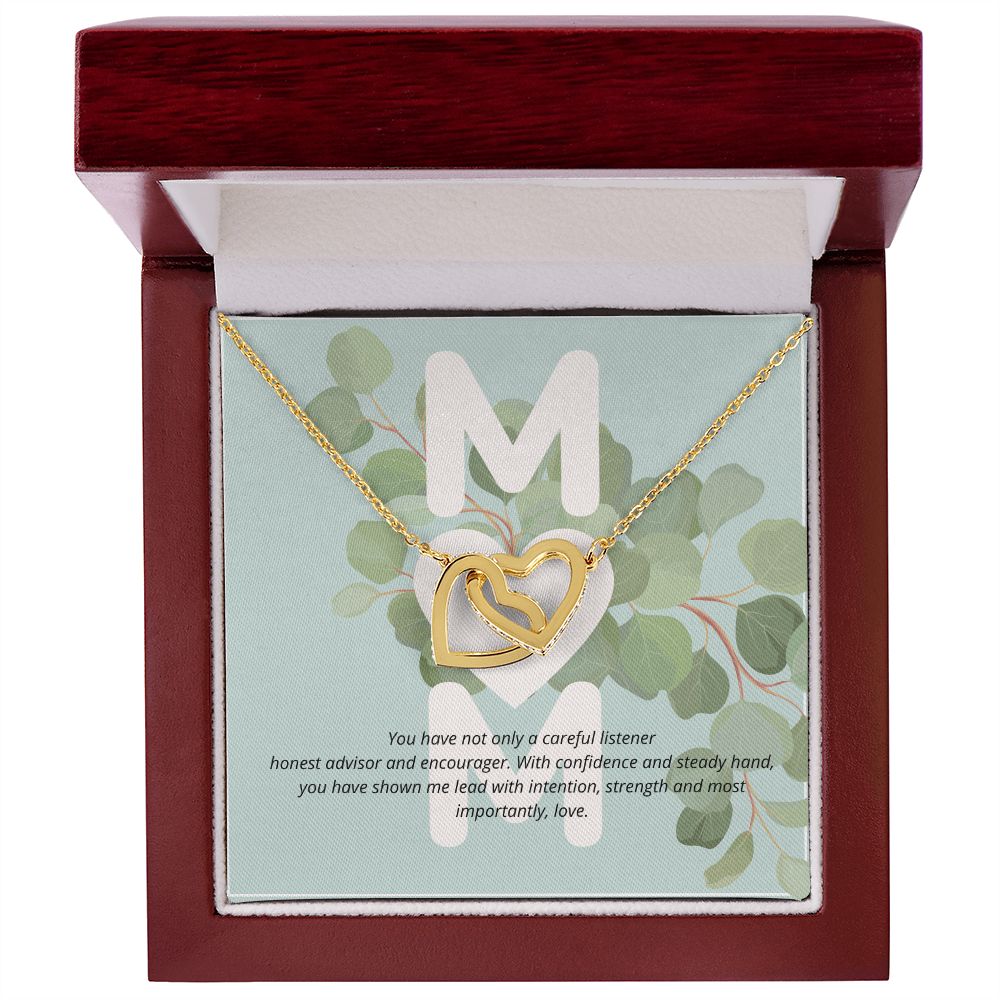 mom, you have not only a careful listener interlocking hear necklace