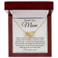 ThankYou Mom - You_re The World interlocking hear necklace