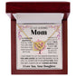 Loving Mom interlocking hear necklace