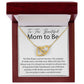 You will make a Wonderful Mom interlocking hear necklace