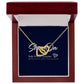 interlocking hear necklace