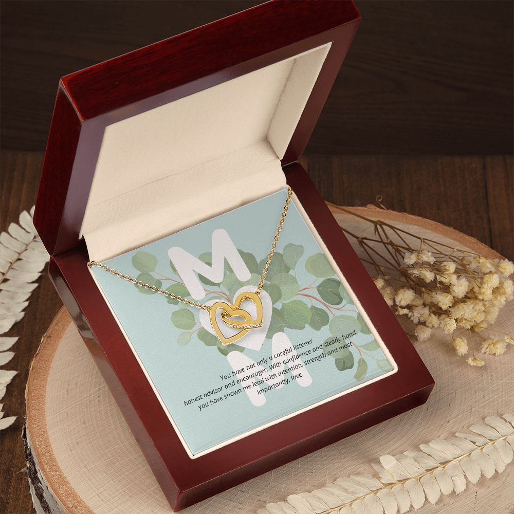 mom, you have not only a careful listener interlocking hear necklace