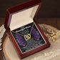 Your Stubborn Child interlocking hear necklace
