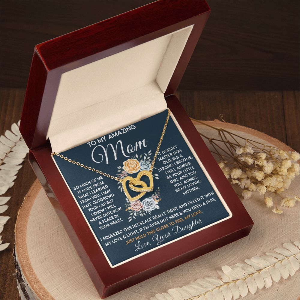 Amazing Mom - Learned From You copy interlocking hear necklace