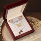 Happy anniversary (Instagram Story) (1000 × 1000 px) interlocking hear necklace