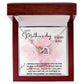 mother's day from husband interlocking hear necklace
