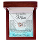 To My Beautiful Mom interlocking hear necklace
