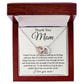 ThankYou Mom - You_re The World interlocking hear necklace