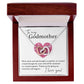 To My Godmother copy interlocking hear necklace