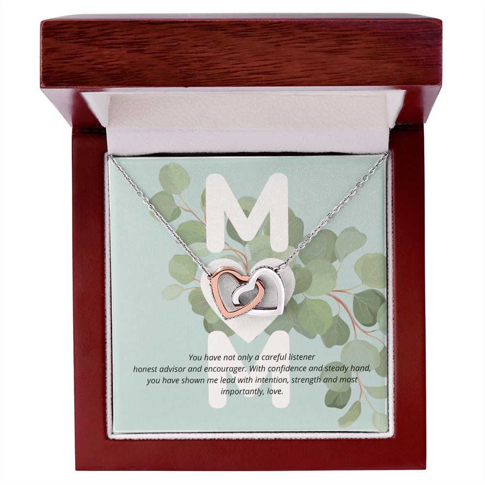 mom, you have not only a careful listener interlocking hear necklace