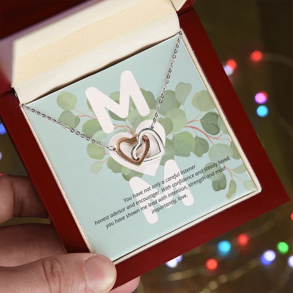 mom, you have not only a careful listener interlocking hear necklace