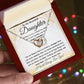 Beautiful Daughter - Braver Than You Believe interlocking hear necklace