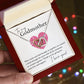 To My Godmother copy interlocking hear necklace