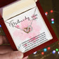 mother's day from husband interlocking hear necklace