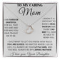 Mom - Forever Grateful Delicate Heart necklace