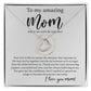 To My Amazing Mom - When We Can_t be Together Delicate Heart necklace