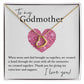 To My Godmother copy Delicate Heart necklace