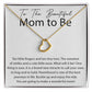 You will make a Wonderful Mom Delicate Heart necklace