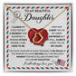 Beautiful Daughter - Closed My Eyes Delicate Heart necklace