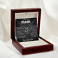 My Lovely Mom - I Appreciate The Thoughtful Things You Do Delicate Heart necklace