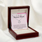 To My Best Bonus Mom Delicate Heart necklace