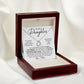 Forever And Always - To My Daughter Delicate Heart necklace
