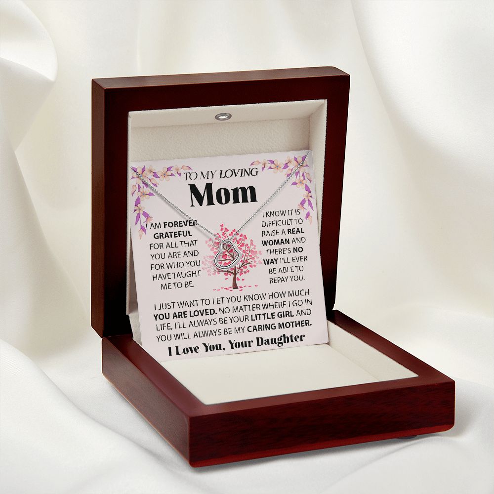 Loving Mom Delicate Heart necklace