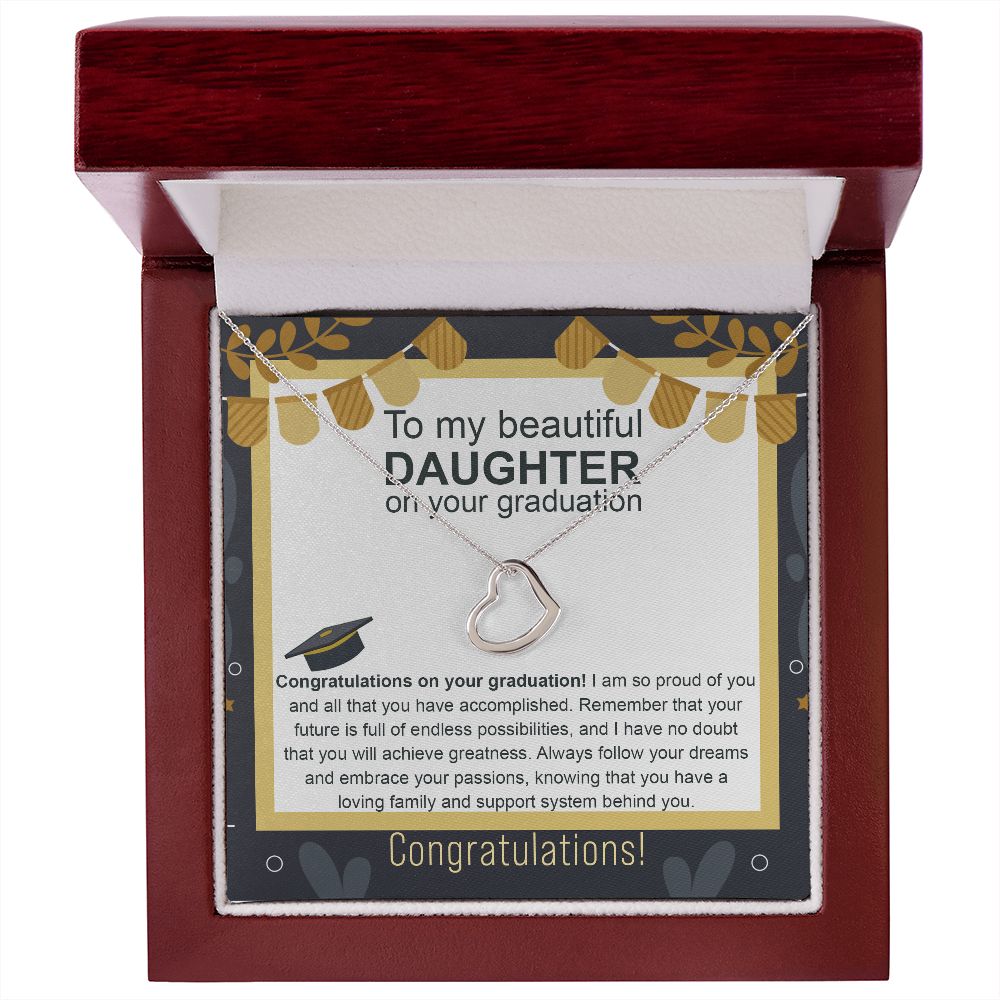 To My Beautiful Daughter on your Graduation