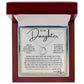 Dance In The Rain - To My Daughter Delicate Heart necklace
