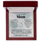 Loving Mom - Lucky To Have You Delicate Heart necklace