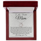 To My Talented Mom Delicate Heart necklace