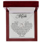 To My Mom - Appreciate You Always Delicate Heart necklace