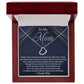 To My Mom - I Want To Thank You For All Delicate Heart necklace