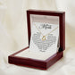 To My Mom - Appreciate You Always Delicate Heart necklace